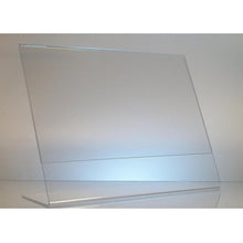 Load image into Gallery viewer, Acrylic 8-1/2" x 5-1/2" Slanted Sign Holder
