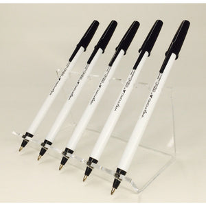 Acrylic Pen Stand Display - Holds up to 5 pens vertically
