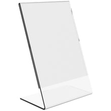Load image into Gallery viewer, Acrylic 4" x 6" Slanted Sign Holder