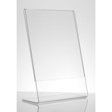 Load image into Gallery viewer, Acrylic 4" x 6" Slanted Sign Holder