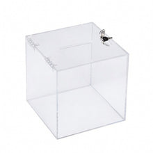 Load image into Gallery viewer, Large Clear Acrylic Donation Box