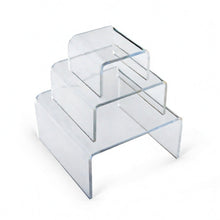 Load image into Gallery viewer, Small Tiered Acrylic Riser Displays