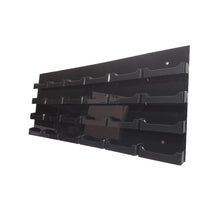 Load image into Gallery viewer, Black Acrylic 24-Pocket Wall-Mount Business Card Holder