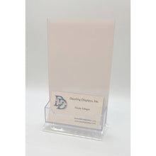 Load image into Gallery viewer, Top Load 4 x 6 Sign Holder with Business Card Holder