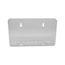 Load image into Gallery viewer, Wall Mount Brochure Holder for Half Sheet Literature up to 6"w