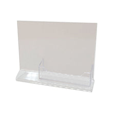 Load image into Gallery viewer, Top Load 6 x 4 Sign Holder with Business Card Holder