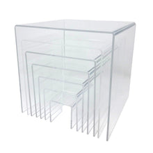 Load image into Gallery viewer, 1/8-Inch Thick Square Acrylic Riser Displays