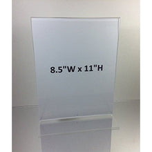 Load image into Gallery viewer, Bottom Load 8-1/2" x 11" Sign Holder