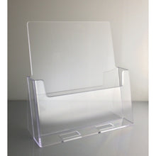 Load image into Gallery viewer, Clear 8.5" x 11" Countertop Brochure Holder