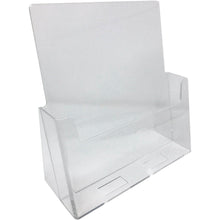Load image into Gallery viewer, Clear 8.5" x 11" Countertop Brochure Holder