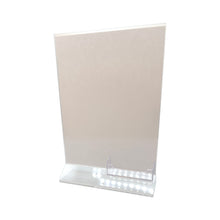 Load image into Gallery viewer, Top Load 8.5 x 11 Sign Holder with Business Card Holder