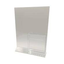 Load image into Gallery viewer, Top Load 8 x 10 Sign Holder with Brochure Holder