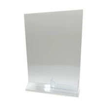 Load image into Gallery viewer, Top Load 8 x 10 Sign Holder with Business Card Holder