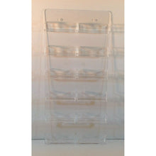Load image into Gallery viewer, Clear Acrylic 12-Pocket Wall-Mount Business Card Holder