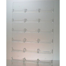 Load image into Gallery viewer, Clear Acrylic 18-Pocket Wall-Mount Business Card Holder