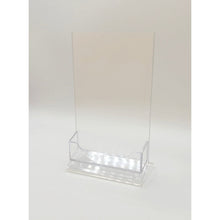 Load image into Gallery viewer, Top Load 4 x 6 Sign Holder with Business Card Holder