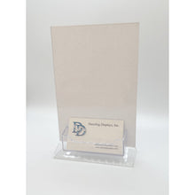 Load image into Gallery viewer, Top Load 5 x 7 Sign Holder with Business Card Holder