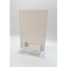 Load image into Gallery viewer, Top Load 5 x 7 Sign Holder with Business Card Holder