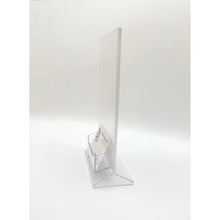 Load image into Gallery viewer, Top Load 5 x 7 Sign Holder with Business Card Holder