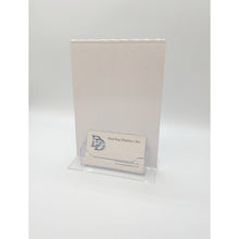 Load image into Gallery viewer, Bottom Load 5 x 7 Sign Holder with Business Card Holder