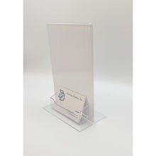 Load image into Gallery viewer, Bottom Load 5 x 7 Sign Holder with Business Card Holder