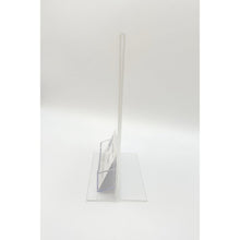 Load image into Gallery viewer, Bottom Load 5 x 7 Sign Holder with Business Card Holder
