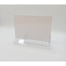 Load image into Gallery viewer, Top Load 6 x 4 Sign Holder with Business Card Holder