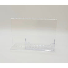 Load image into Gallery viewer, Bottom Load 6 x 4 Sign Holder with Business Card Holder