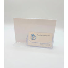 Load image into Gallery viewer, Bottom Load 6 x 4 Sign Holder with Business Card Holder