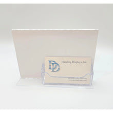 Load image into Gallery viewer, Bottom Load 6 x 4 Sign Holder with Business Card Holder
