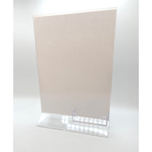 Load image into Gallery viewer, Top Load 8.5 x 11 Sign Holder with Business Card Holder