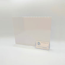 Load image into Gallery viewer, Bottom Load 11 x 8.5 Sign Holder with Business Card Holder