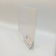 Load image into Gallery viewer, Bottom Load 11 x 8.5 Sign Holder with Business Card Holder