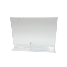 Load image into Gallery viewer, Bottom Load 7 x 5 Sign Holder with Business Card Holder