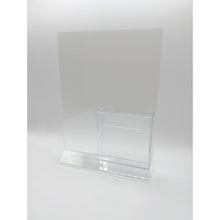 Load image into Gallery viewer, Top Load 8 x 10 Sign Holder with Brochure Holder