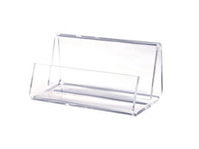 Load image into Gallery viewer, Clear Open-Ended Acrylic Business Card Holder