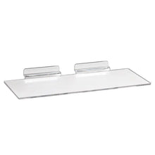 Load image into Gallery viewer, Clear Injection Molded Slatwall Shelves