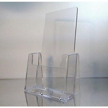 Load image into Gallery viewer, Clear Acrylic 4&quot; x 9&quot; Tri-Fold Brochure Holder