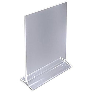 Acrylic 4" x 6" Top Load Sign Holder