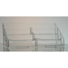 Load image into Gallery viewer, Clear Acrylic 6-Pocket Countertop Business Card Holder