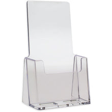 Load image into Gallery viewer, Clear Acrylic 4&quot; x 9&quot; Tri-Fold Brochure Holder